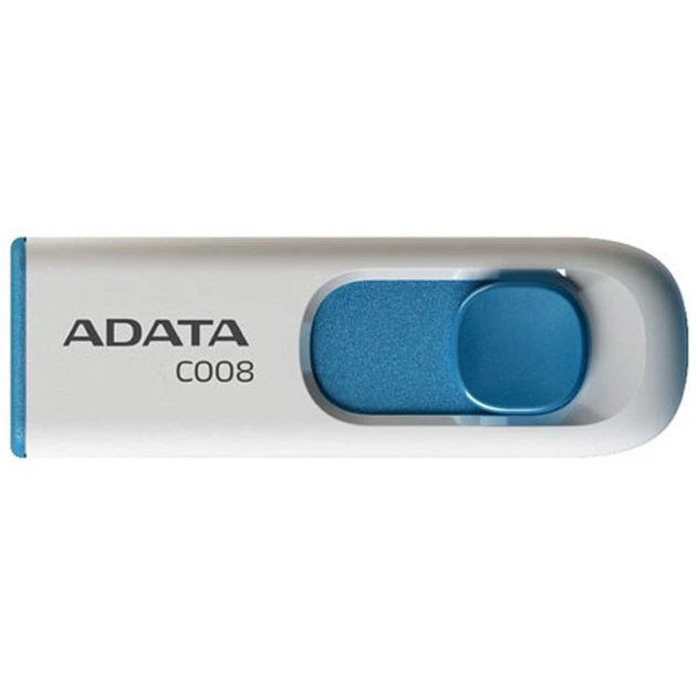 USB флеш накопичувач ADATA 32GB C008 White USB 2.0 (AC008-32G-RWE ...
