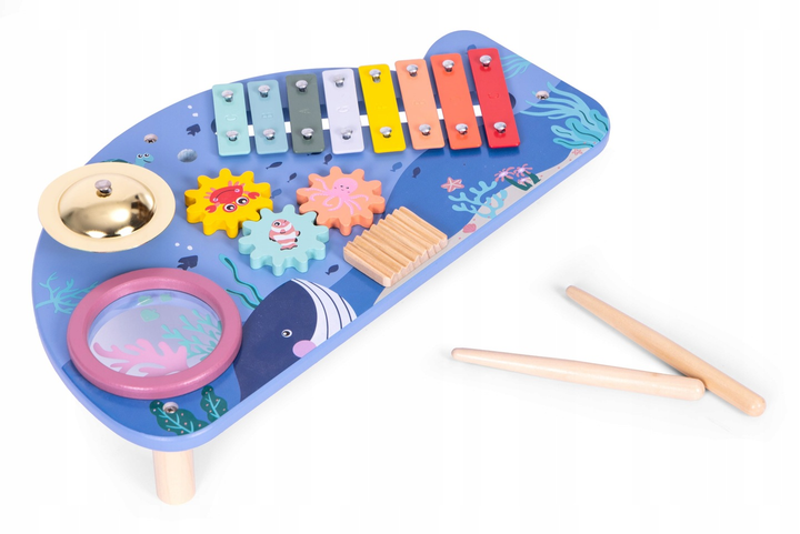 Drewniana zabawka EcoToys stół muzyczny TL204013 (5905817003884) - obraz 5