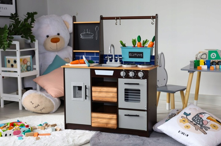 Дитяча дерев'яна кухня EcoToys з овочами TL40030 (5905817003822) - зображення 5