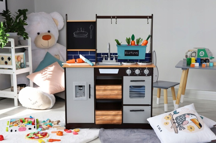 Дитяча дерев'яна кухня EcoToys з овочами TL40030 (5905817003822) - зображення 6