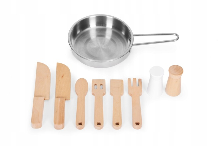 Дитяча дерев'яна кухня EcoToys ретро з аксесуарами W10C863 (5905817003969) - зображення 6