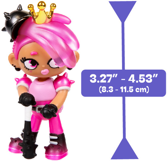 その他 FokQueenie MonsterMindToys BLACKPEARLS Фигурка XOX Kweenie Mystery Single Box Fearless Kweens