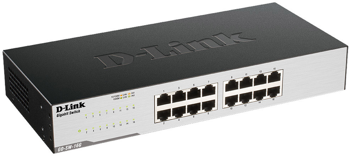 Switch D-Link 16-Port Gigabit Easy Desktop Switch (GO-SW-16G/E) - obraz 2