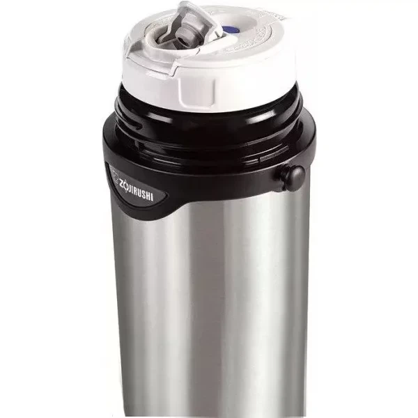 Японский термос переносной Zojirushi SJ-TG08XA 0.8 литра с ремешком стальной, 1678.04.86 - изображение 3