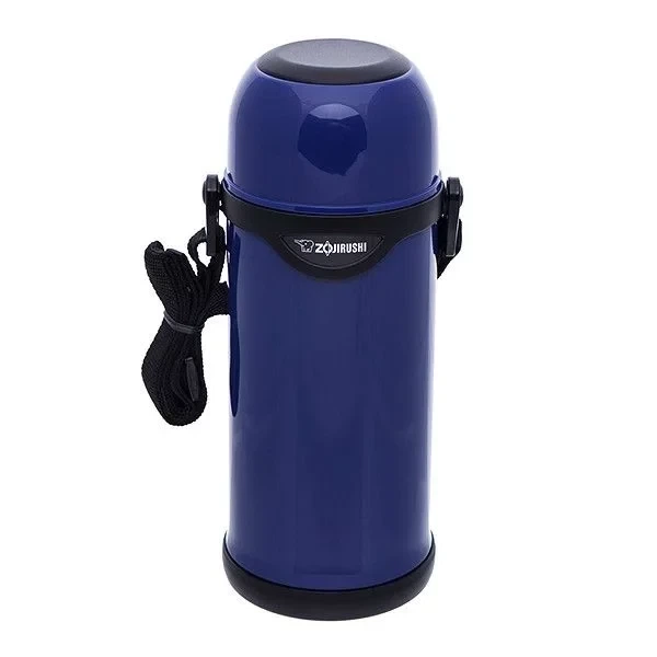 Японский термос переносной Zojirushi SJ-TG08AA 0.8 литра с ремешком синий, 1678.03.01 - изображение 8