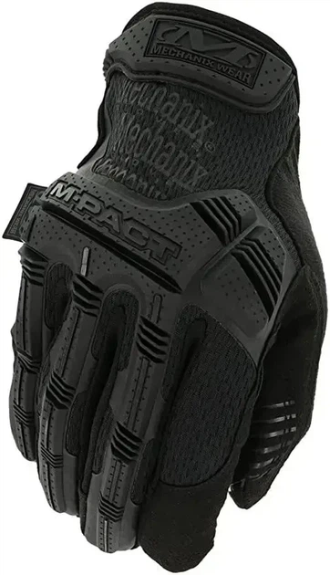Армейские военные перчатки всу чёрные усиленные тактические Mechanix M-Pact полнопалые, 895378 Black-XL - изображение 10