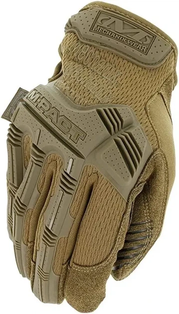 Военные тактические перчатки усиленные армейские цельные Mechanix M-Pact Coyote, цвет Койот, 852456951-M - изображение 8