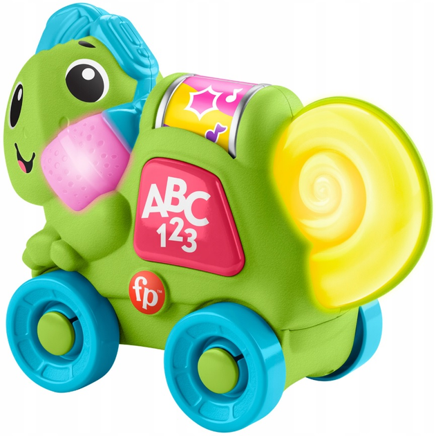 Інтеактивна іграшка для малюків Fisher-Price Link Squad Хамелеон Color Expert (0194735250035) - зображення 3