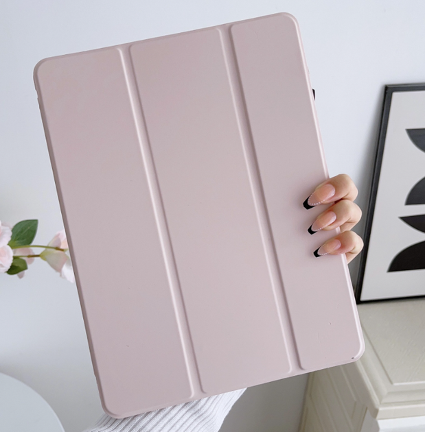 Чехол-книжка DK для Apple iPad 10.9" 10gen 2022 | Экокожа силикон Corner Smart Case Стилус (015522) (pink sand) - изображение 3
