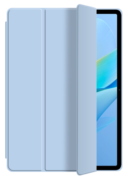 Чехол-книжка DK для Xiaomi Redmi Pad SE 11" | Экокожа силикон Smart Case (white ice) - Фото 3 Чехол-книжка DK для Xiaomi Redmi Pad SE 11" | Экокожа силикон Smart Case (white ice) - изображение 3