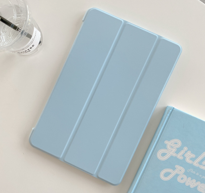 Чехол-книжка DK для Xiaomi Redmi Pad SE 11" | Экокожа силикон Smart Case (white ice) - Фото 6 Чехол-книжка DK для Xiaomi Redmi Pad SE 11" | Экокожа силикон Smart Case (white ice) - изображение 6