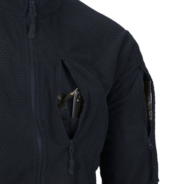 Кофта флісова Helikon Alpha Tactical Navy Blue синій XL - зображення 6