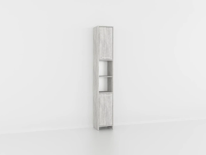 Пенал для ванної Moreli GT-0005 30х30х190 см Бетон - зображення 2