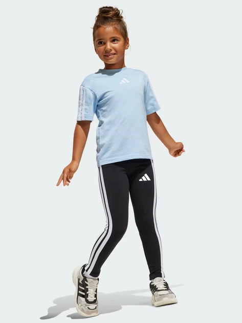 Детские лосины для девочки Adidas Lg 3S Leg 230 JE0313 104-110 см Черный/Белый (4067901353150) - Фото 3 Детские лосины для девочки Adidas Lg 3S Leg 230 JE0313 104-110 см Черный/Белый (4067901353150) - изображение 3