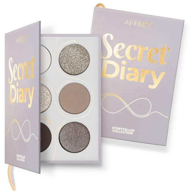 Paleta cieni do powiek Affect Secret Diary mini 6 g (5906118462226) - obraz 2