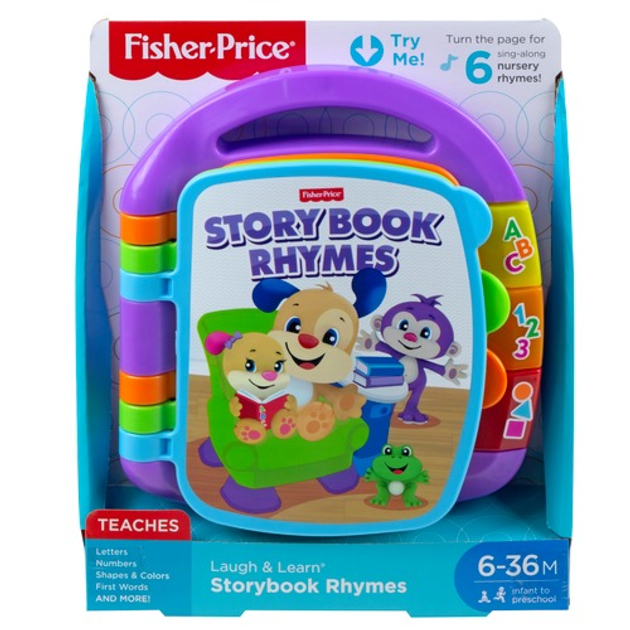 Książka edukacyjna Fisher-Price Laugh & Learn CDH49 (0887961041620) - obraz 1