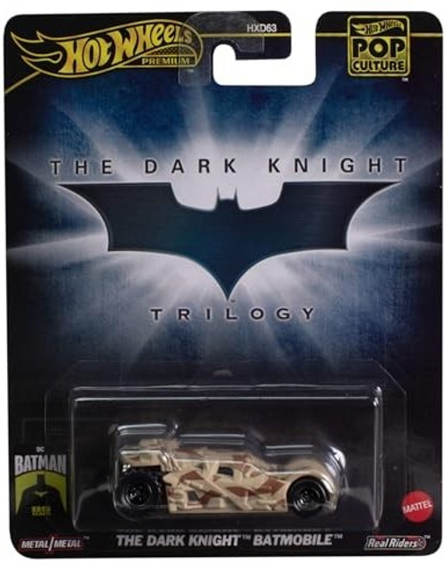 Машинка Hot Wheels Premium Pop Culture The Dark Knight Batmobile 1:64 (194735227846) - зображення 1