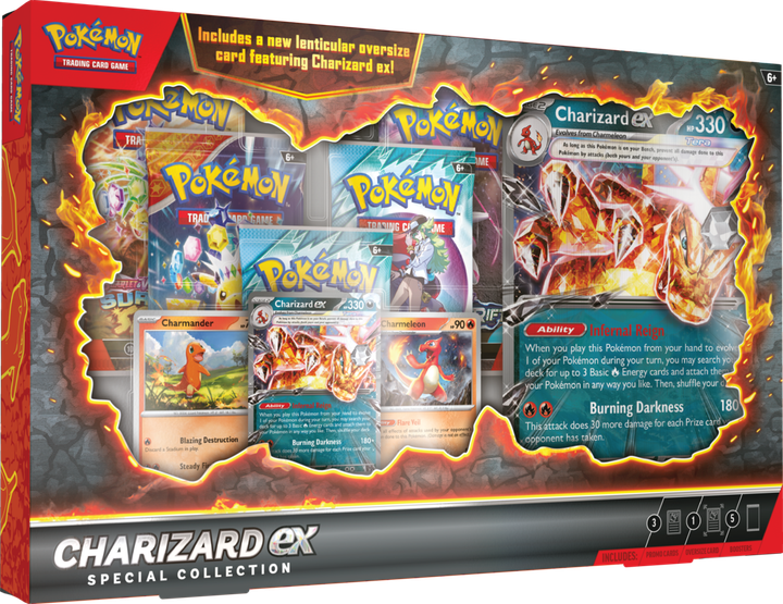 Карткова гра Pokémon TCG: Charizard ex Special Collection (196214109179) - зображення 8