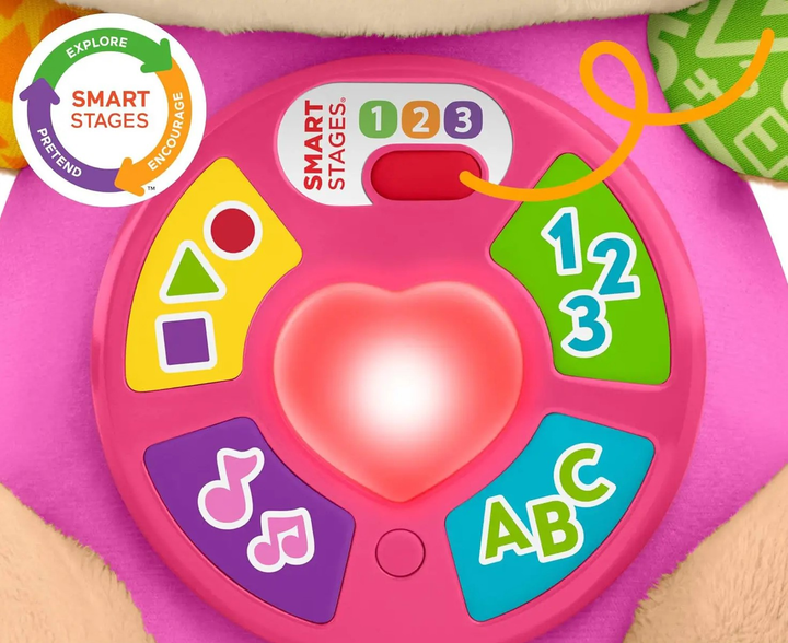 Інтерактивна іграшка Fisher-Price Laugh & Learn Цуценя Молодша сестричка JFD35 (0194735294060) - зображення 4
