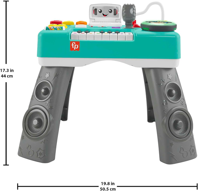 Музичний столик Fisher-Price Інтерактивний Mix & Learn DJ Table HRB60 (0194735171903) - зображення 3