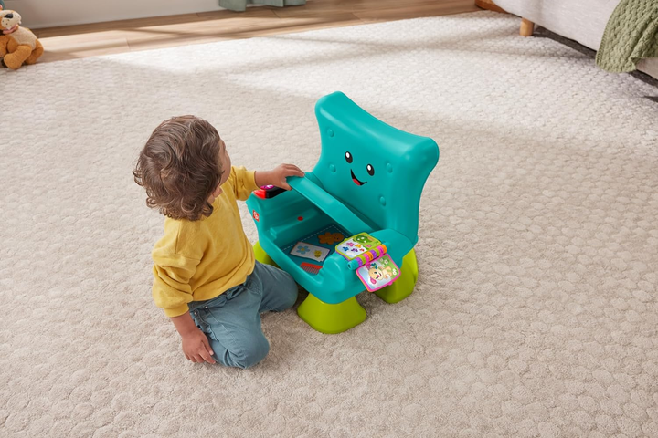 Інтерактивна іграшка Fisher-Price Laugh & Learn Музичне Крісло HYR96 (0194735254743) - зображення 7