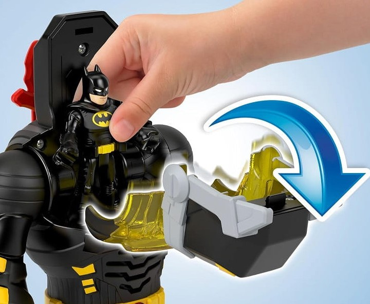 Figurka Fisher Price Imaginext DC Super Friends Interaktywny Egzorobot Batman HYG31 (0194735245901) - obraz 6