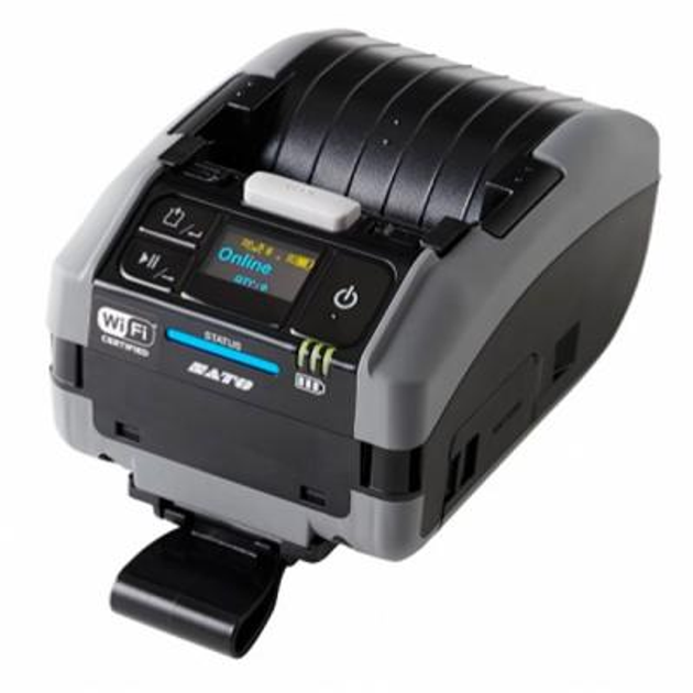 Принтер этикеток Sato PW208NX портативний, USB, Bluetooth, WLAN, Dispenser (WWPW2308G) - изображение 1