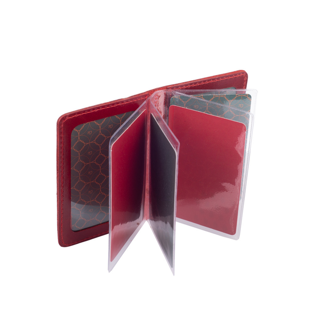 Обложка-органайзер для документов ( ID паспорт )/ карт Hi Art AD-03-C19-1652-000 Crystal Red - изображение 6