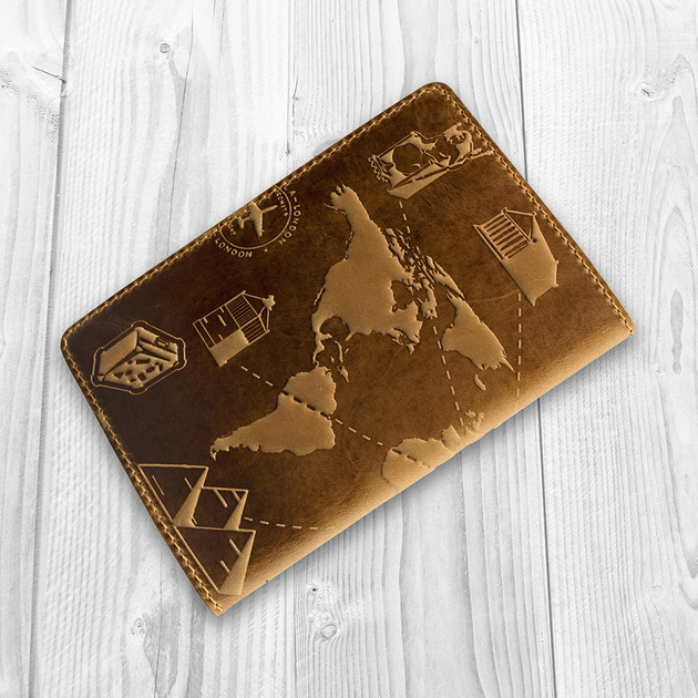 Обложка для паспорта HiArt PC-01-S17-1340-T002 Shabby Dingo "7 wonders of the world" - изображение 2