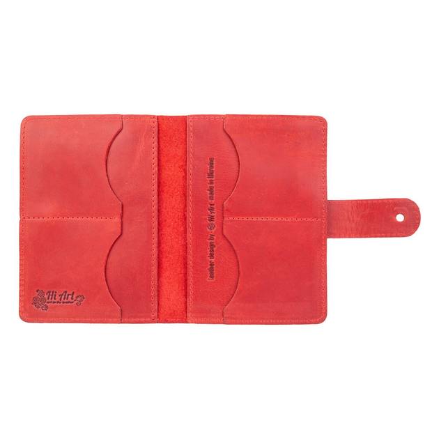 Шкіряний портмоне для паспорта / ID документів HiArt PB-03S/1-S18-1440-T006 "Mehendi Classic" - Фото 3 Шкіряний портмоне для паспорта / ID документів HiArt PB-03S/1-S18-1440-T006 "Mehendi Classic" - зображення 3