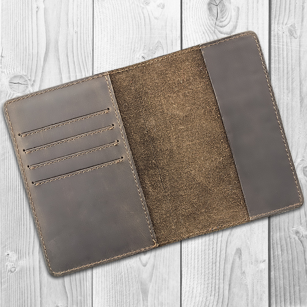 Обложка для паспорта HiArt PC-02-S19-1106-T002 Shabby Gavana Brown "7 wonders of the world" - изображение 3