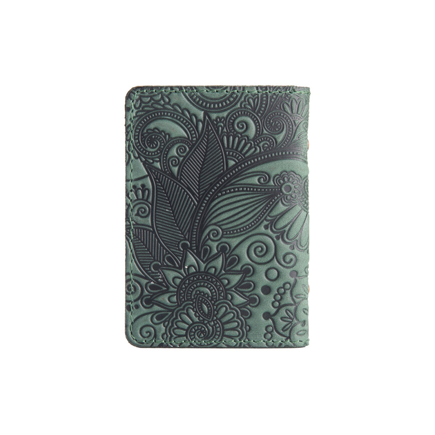 Обложка-органайзер для документов ( ID паспорт ) / карт Hi Art AD-03-S19-5920-T005 Shabby Alga "Mehendi Art" - изображение 2
