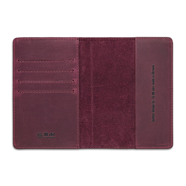 Обложка для паспорта HiArt PC-02-S19-1621-000 Shabby Plum - изображение 4