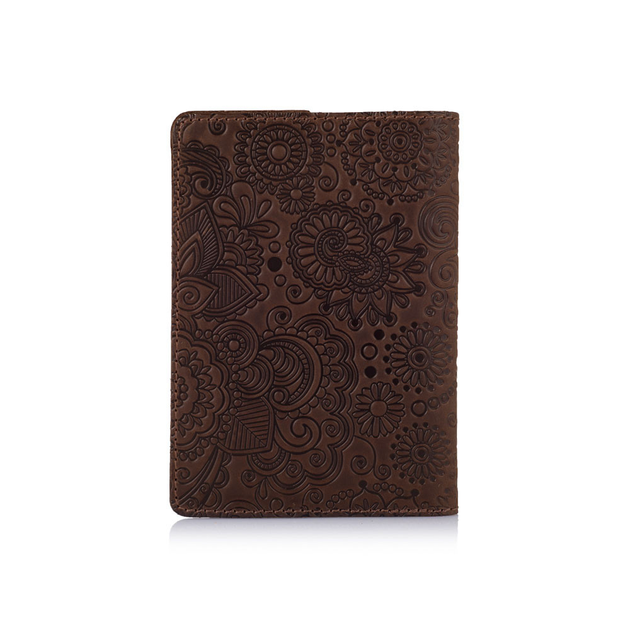 Обложка для паспорта HiArt PC-01-S19-1106-T005 Shabby Gavana Brown "Mehendi Art" - изображение 2