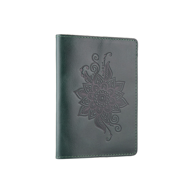 Обложка для паспорта HiArt PC-01-C19-5406-T006 Crystal Green "Mehendi Classic" - изображение 3