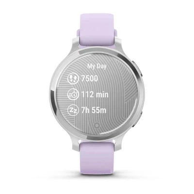 Смарт-часы Garmin Lily 2 Active, Silver/Jasmine Purple, Silicone, (010-02891-01) - изображение 9