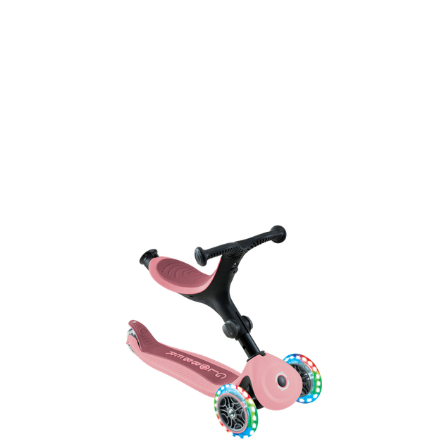 Самокат с сиденьем 3 в 1 Globber GO-UP Active Lights 360 Pastel Pink от 15 месяцев до 9 лет (749-310) - изображение 7