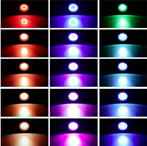 Підводний мультиколірний прожектор 4x36 LED RGB з пультом ДК для басейнів, фонтанів, ставків - зображення 5