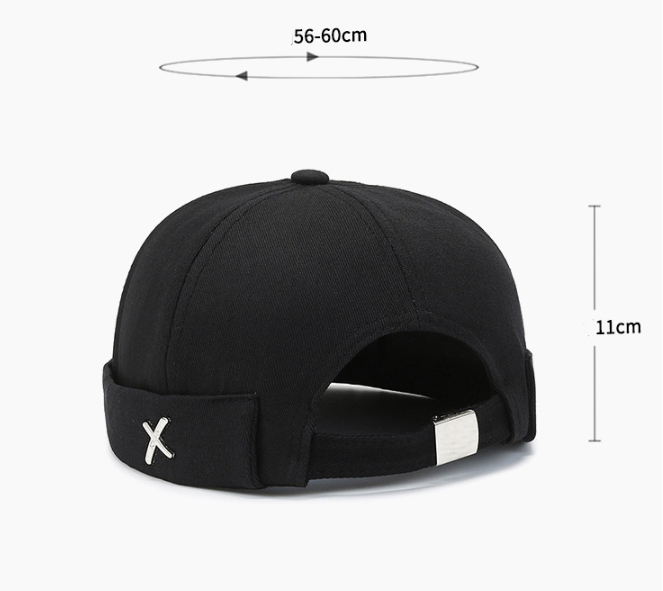 Кепка докер X Docker cap Чёрная OneSize унисекс без козырька (ІІ) 33974 - изображение 2