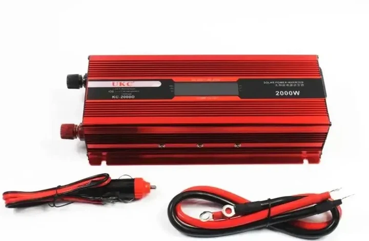 Преобразователь напряжения UKC KC-2000D 12V-220V инвертор 2000W LCD 3739 - изображение 5