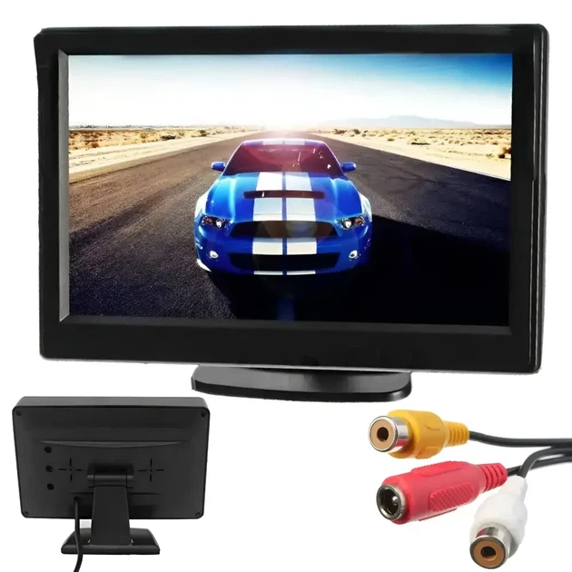 Автомобильный монитор LCD 4.3” 043 автомонитор для двух камер заднего вида 1309 - Фото 2 Автомобильный монитор LCD 4.3” 043 автомонитор для двух камер заднего вида 1309 - изображение 2