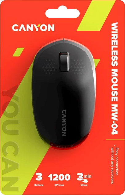 Mysz Canyon MW-04 Bluetooth Black (CNS-CMSW04B) - obraz 6