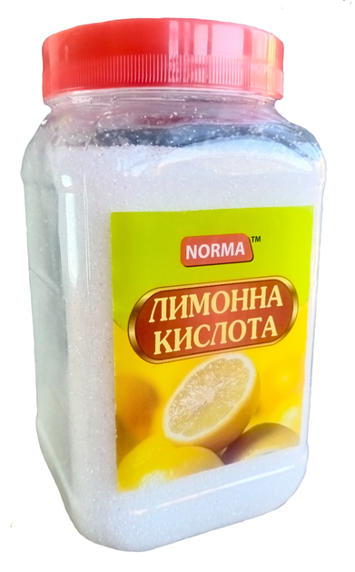 Лимонна кислота Norma 550 г (4820223412017) - зображення 1