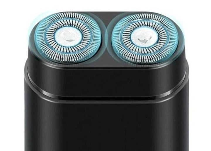 Роторная аккумуляторная бритва для стрижки бороды и усов с USB VGR V-341 Pro Черный + Щетка для чистки - изображение 7