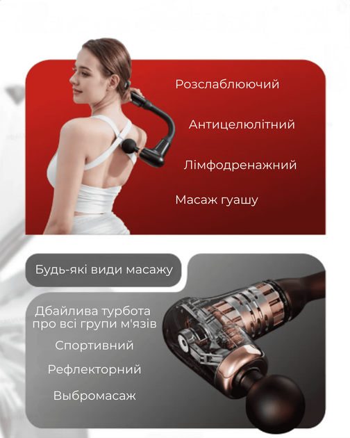 Ручной массажер для мышц Percussion GTM R01 Аккумуляторный, 4 сменные насадки, для плеч, спины, поясницы, бедер и икр для дома и авто (I52795M) - Фото 4 Ручной массажер для мышц Percussion GTM R01 Аккумуляторный, 4 сменные насадки, для плеч, спины, поясницы, бедер и икр для дома и авто (I52795M) - изображение 4