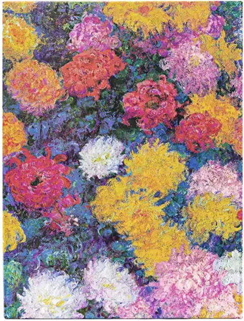 Блокнот Monet's Chrysanthemums ультралінований 18 х 23 см 144 аркуша (9781439797129) - зображення 3