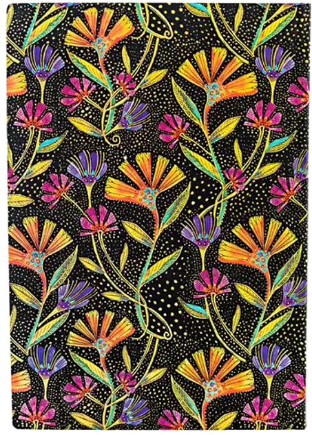 Блокнот Paperblanks Wild Flowers Midi Flexi з лініями 12 х 17.5 см 176 аркушів (9781439797389) - зображення 3