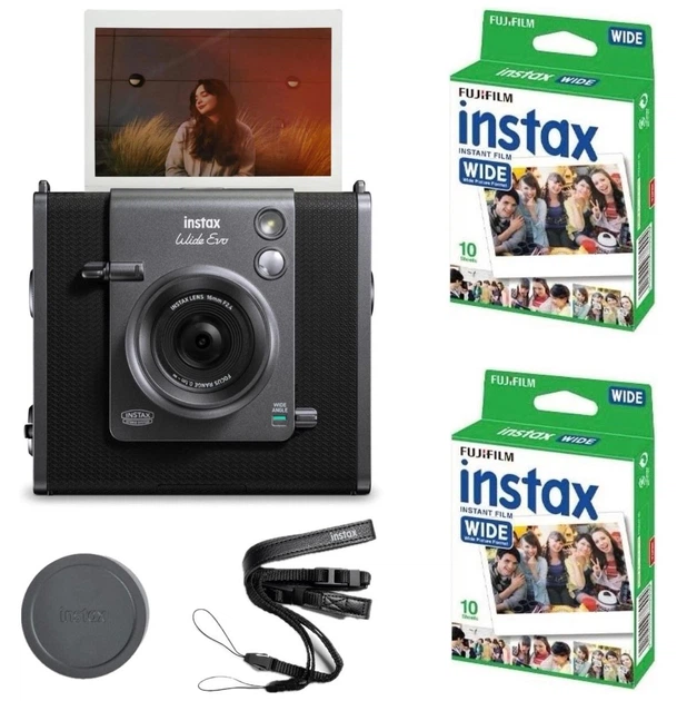 instax WIDE Evo【美品/おまけ付き】 Набір Fujifilm INSTAX WIDE EVO 2-in-1 Instant Film Camera and