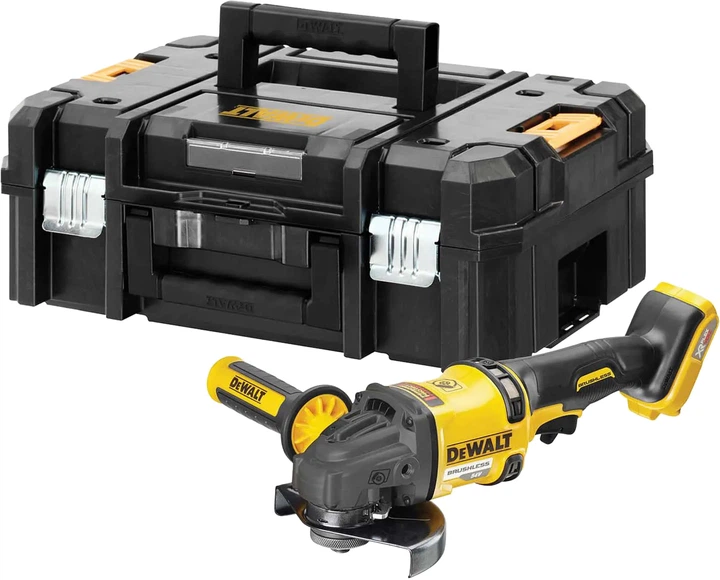 Шлифмашина угловая болгарка аккумуляторная DeWALT DCG418NT - Фото 1 Шлифмашина угловая болгарка аккумуляторная DeWALT DCG418NT - изображение 1