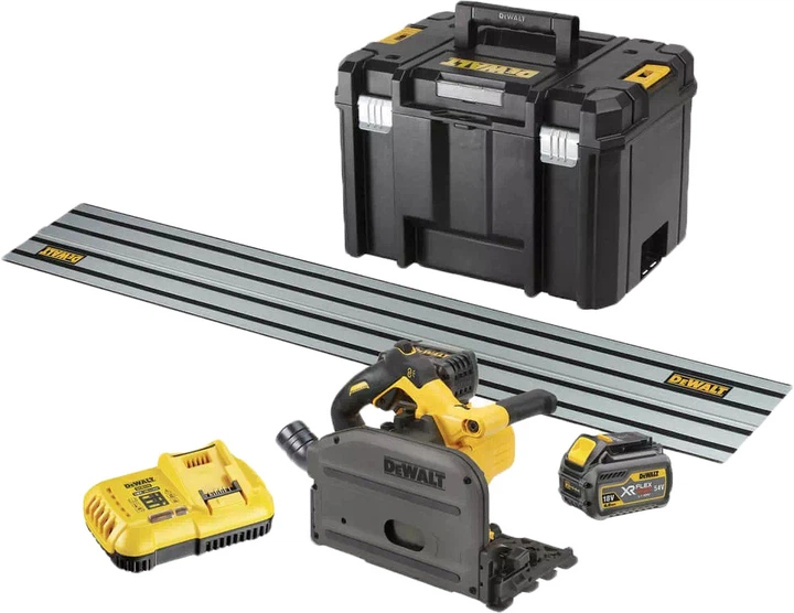 Пила дисковая погружная аккумуляторная бесщеточная DeWALT DCS520T2R - Фото 1 Пила дисковая погружная аккумуляторная бесщеточная DeWALT DCS520T2R - изображение 1